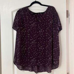 Linnette Split Neck Smocked Blouse